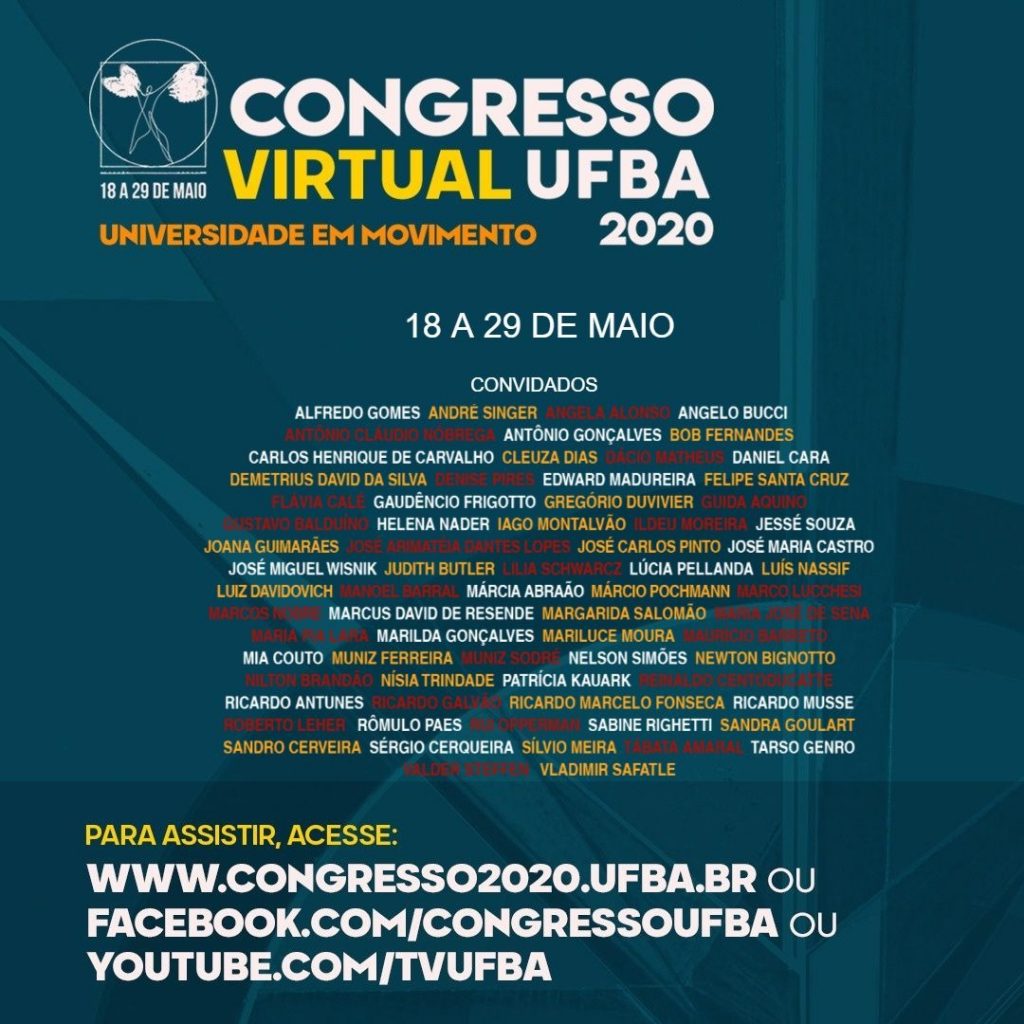 Congresso Virtual UFBA 2020 Filosofia UFMG